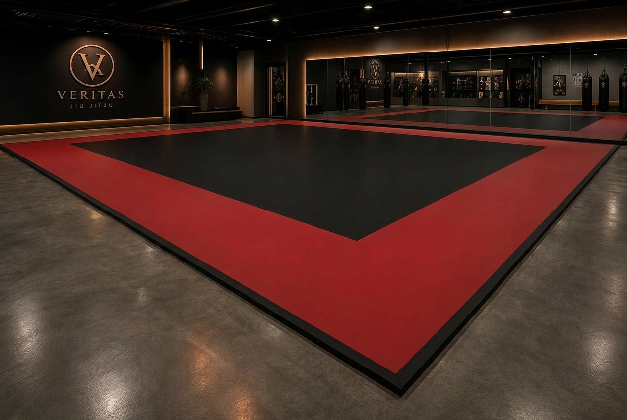 Tatame tradicional para academia de jiu-jitsu